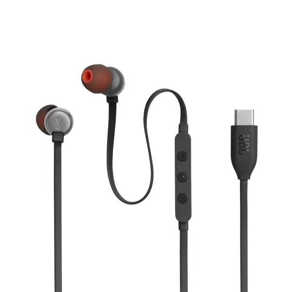 Slušalice JBL Tune 310C, žičane, mikrofon, in-ear, crne, JBLT310CBLK - Slika 5