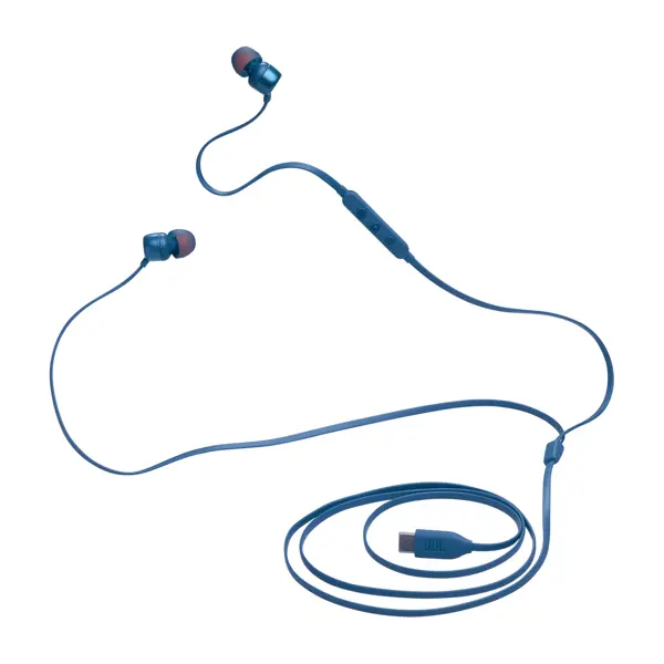 Slušalice JBL Tune 310C, žičane, mikrofon, in-ear, plave, JBLT310CBLU - Slika 3