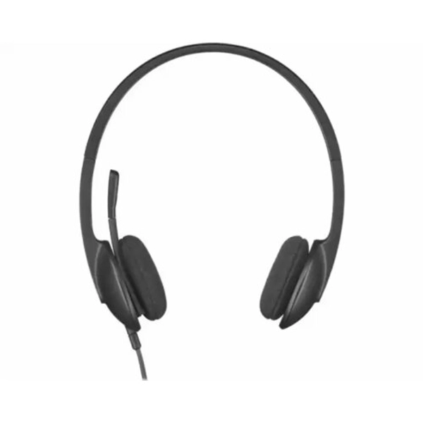 Slušalice Logitech H111 Stereo, žičane, mikrofon, on-ear, crne - Slika 2