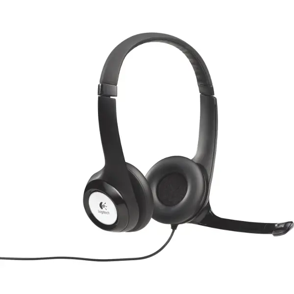 Slušalice Logitech H390, žičane, USB, mikrofon, on-ear, crne - Slika 1