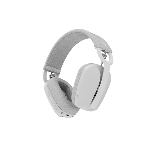 Slušalice Logitech Zone Vibe 100, bežične, bluetooth, mikrofon, over-ear, bijele - Slika 1