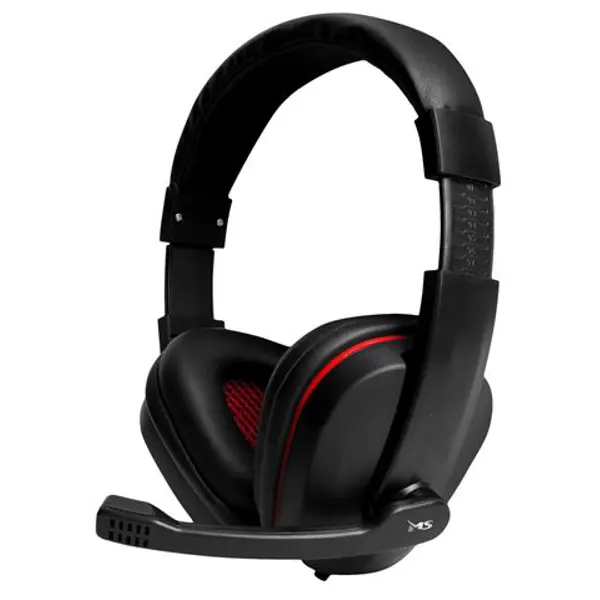 Slušalice MS Icarus C300, žičane, gaming, mikrofon, over-ear, PC, mobile, crno-crvene - Slika 1