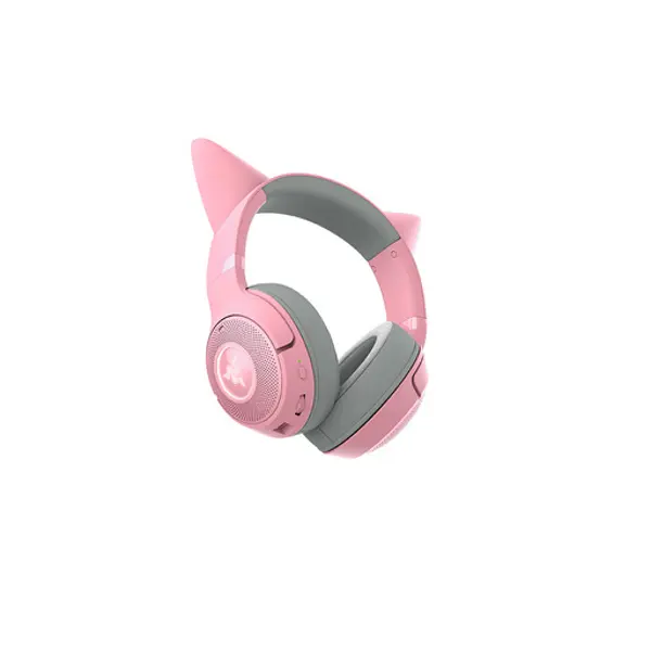 Slušalice Razer Kraken Kitty V2 BT, bežične, gaming, mikrofon, over-ear, RGB, PC, quartz, RZ04-04860100-R3M1 - Slika 3