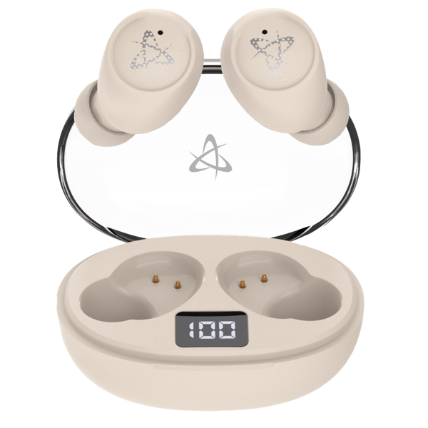 Slušalice SBOX EB-TWS115, bežične, bluetooth, mikrofon, in-ear, bež - Slika 1