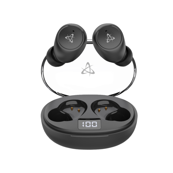 Slušalice SBOX EB-TWS115, bežične, bluetooth, mikrofon, in-ear, crne - Slika 1