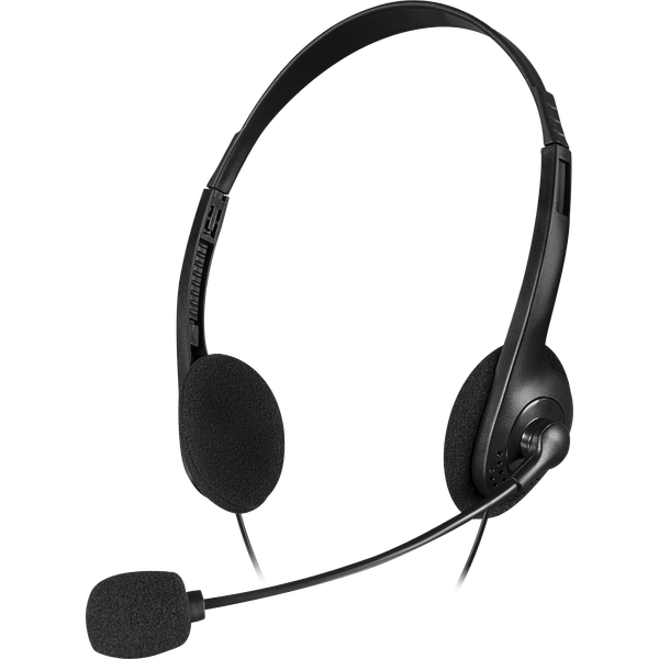 Slušalice Speedlink Accordo, žičane, mikrofon, on-ear, PC, crne - Slika 1