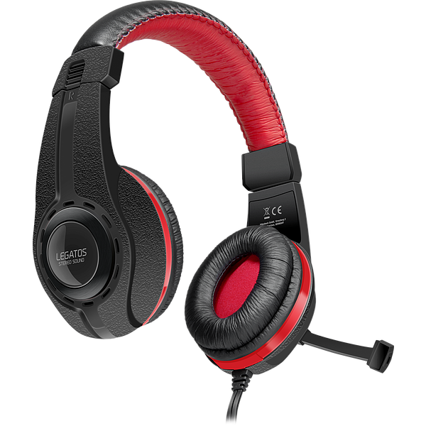 Slušalice Speedlink Legatos, žičane, gaming, mikrofon, on-ear, PC, PS4, PS5, Xbox, Switch, crne - Slika 1