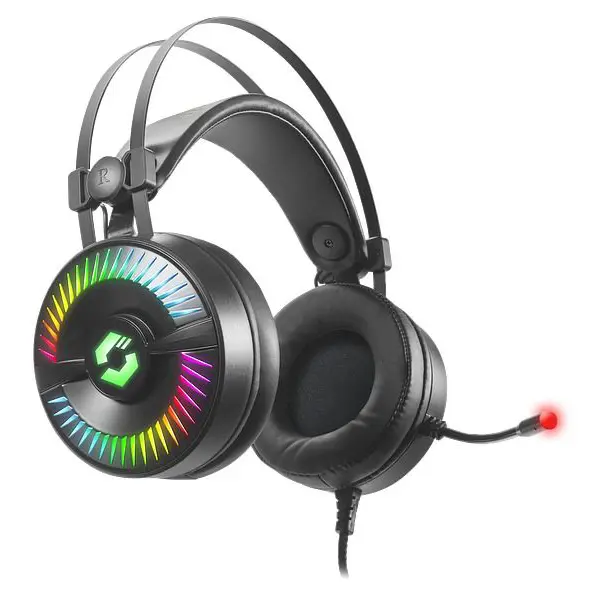 Slušalice Speedlink Quyre, žičane, gaming, 7.1, mikrofon, over-ear, RGB, PC, PS4, PS5, crne - Slika 3