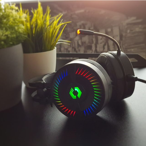 Slušalice Speedlink Quyre, žičane, gaming, 7.1, mikrofon, over-ear, RGB, PC, PS4, PS5, crne - Slika 4