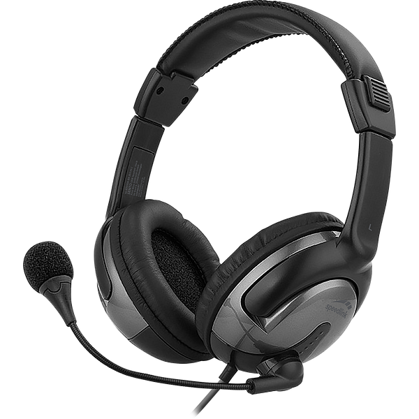 Slušalice Speedlink Sento, žičane, mikrofon, on-ear, PC, crne - Slika 3