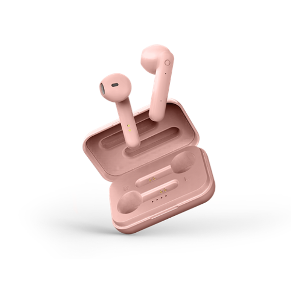 Slušalice Streetz TWS-106, bežične, bluetooth, mikrofon, in-ear, roze - Slika 1