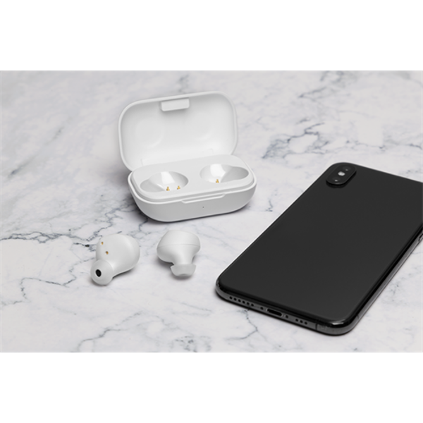 Slušalice Streetz TWS-111, bežične, bluetooth, mikrofon, in-ear, bijele - Slika 1