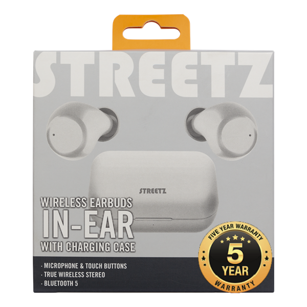Slušalice Streetz TWS-111, bežične, bluetooth, mikrofon, in-ear, bijele - Slika 3