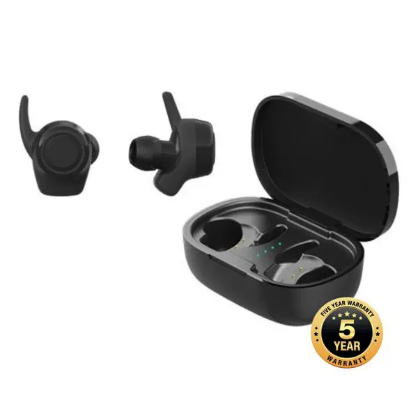 Slušalice Streetz TWS-1112, bežične, bluetooth, mikrofon, in-ear, crne - Slika 1
