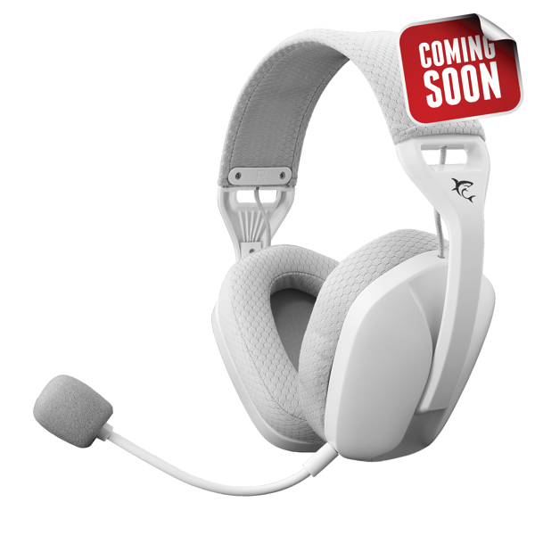 Slušalice White Shark Butterfly WGH-2442, bežične, gaming, mikrofon, over-ear, PC, PS4, PS5, Xbox, bijele - Slika 2