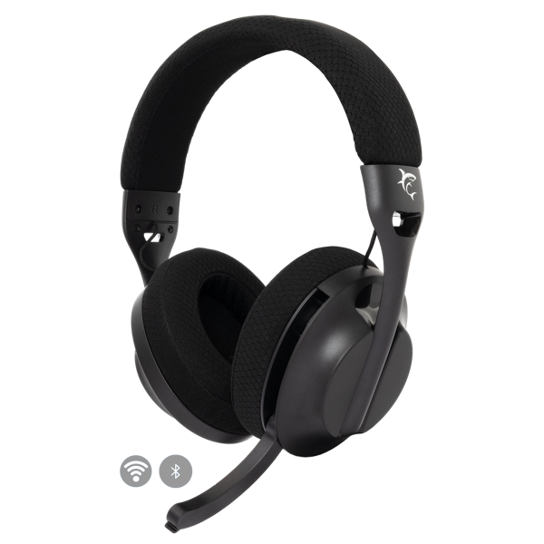 Slušalice White Shark Falcon WGH-2441, bežične, gaming, mikrofon, over-ear, PC, PS4, PS5, Xbox, crne - Slika 1