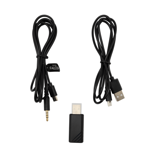 Slušalice White Shark Falcon WGH-2441, bežične, gaming, mikrofon, over-ear, PC, PS4, PS5, Xbox, crne - Slika 8