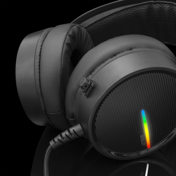 Slušalice White Shark GH-2042 Ocelot, žičane, gaming, mikrofon, over-ear, LED, PC, PS4, Xbox, crne - Slika 4