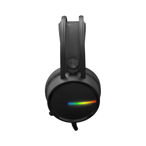 Slušalice White Shark GH-2042 Ocelot, žičane, gaming, mikrofon, over-ear, LED, PC, PS4, Xbox, crne - Slika 2