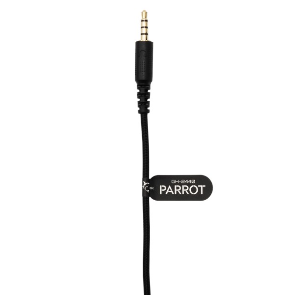 Slušalice White Shark Parrot WGH-2440, žičane, gaming, mikrofon, over-ear, PC, PS4, PS5, XBOX, crne - Slika 8