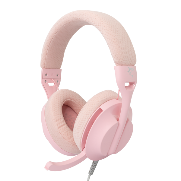 Slušalice White Shark Parrot WGH-2440, žičane, gaming, mikrofon, over-ear, PC, PS4, PS5, XBOX, roze - Slika 1