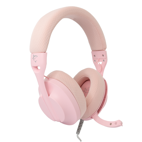 Slušalice White Shark Parrot WGH-2440, žičane, gaming, mikrofon, over-ear, PC, PS4, PS5, XBOX, roze - Slika 2