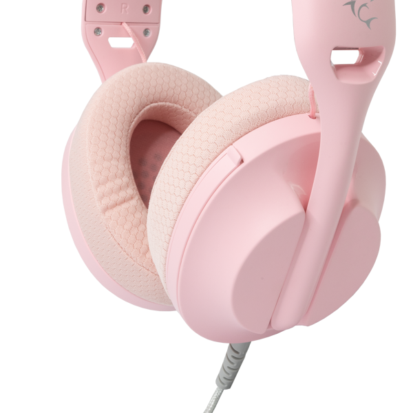 Slušalice White Shark Parrot WGH-2440, žičane, gaming, mikrofon, over-ear, PC, PS4, PS5, XBOX, roze - Slika 5