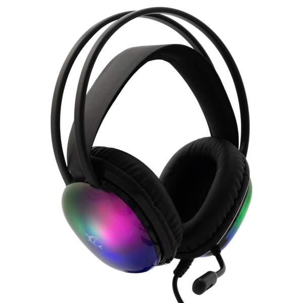 Slušalice White Shark Peacock GH-2444, žičane, gaming, mikrofon, over-ear, PC, PS4, PS5, Xbox, RGB, crne - Slika 4