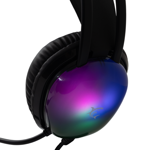 Slušalice White Shark Peacock GH-2444, žičane, gaming, mikrofon, over-ear, PC, PS4, PS5, Xbox, RGB, crne - Slika 6