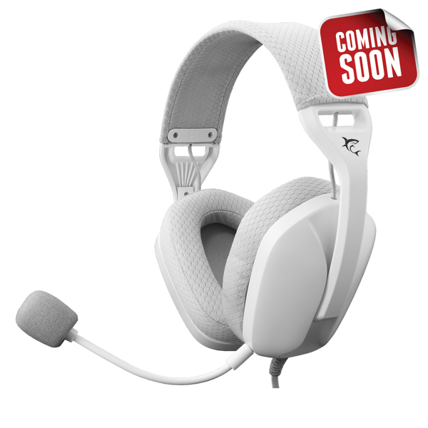 Slušalice White Shark Sparrow GH-2443, žičane, gaming, mikrofon, over-ear, PC, PS4, PS5, Xbox, bijele - Slika 1