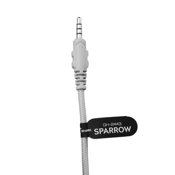 Slušalice White Shark Sparrow GH-2443, žičane, gaming, mikrofon, over-ear, PC, PS4, PS5, Xbox, bijele - Slika 7