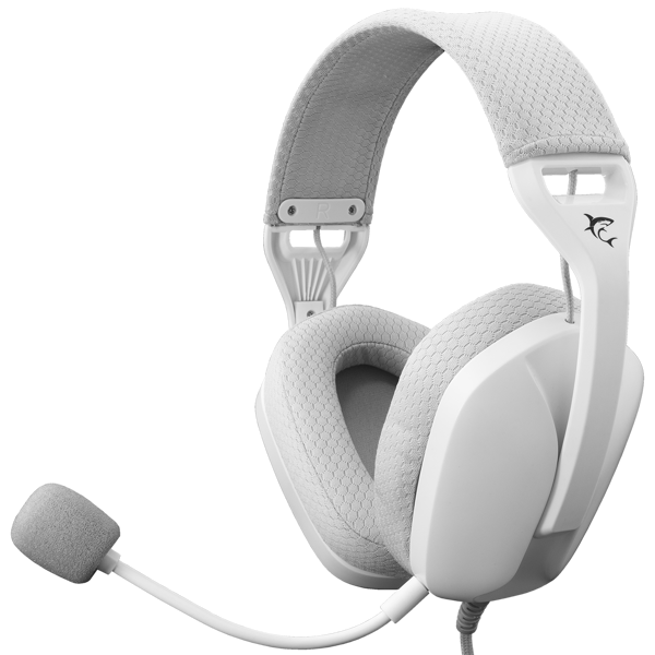 Slušalice White Shark Sparrow GH-2443, žičane, gaming, mikrofon, over-ear, PC, PS4, PS5, Xbox, bijele - Slika 2