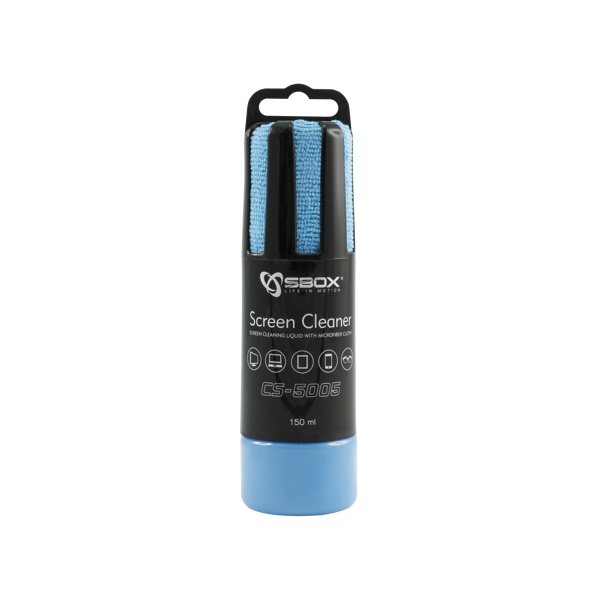 Sredstvo za čišćenje SBOX CS-5005, s mikrofiber krpicom, plavo - Slika 1