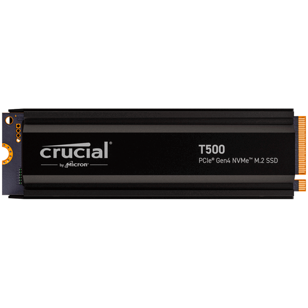 SSD Crucial T500 Heatsink, 1TB, M.2 NVMe PCIe Gen4, R7300/W6800 - Slika 2