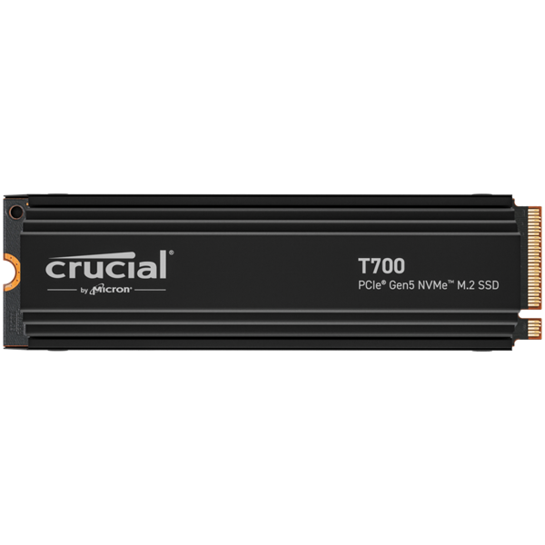 SSD Crucial T700 Heatsink, 2TB, M.2 NVMe PCIe Gen5, R12400/W11800 - Slika 1