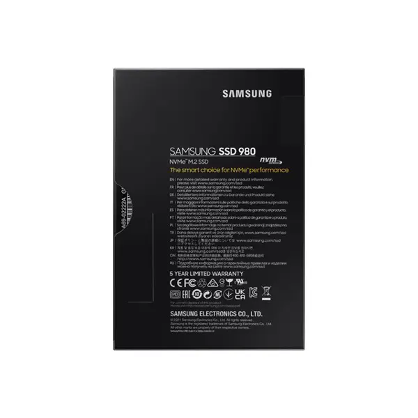 SSD Samsung 980, 500GB, M.2 NVMe PCIe Gen3, R3100/W2600 - Slika 1