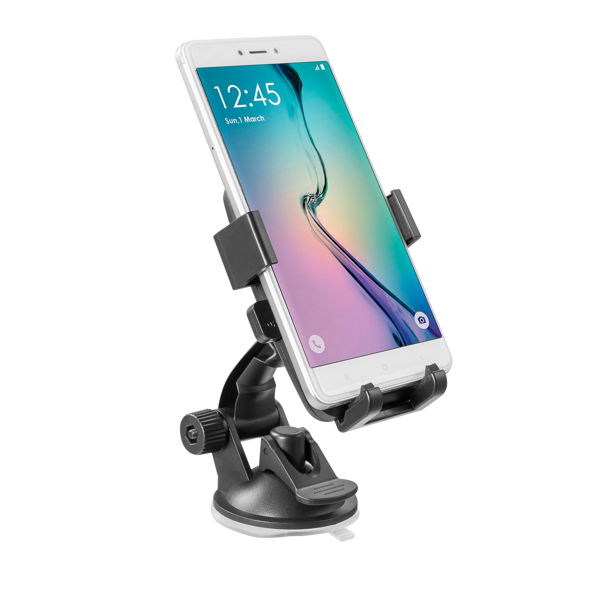 Stalak za mobitel SBOX PS-11, vjetrobranski, crni - Slika 7