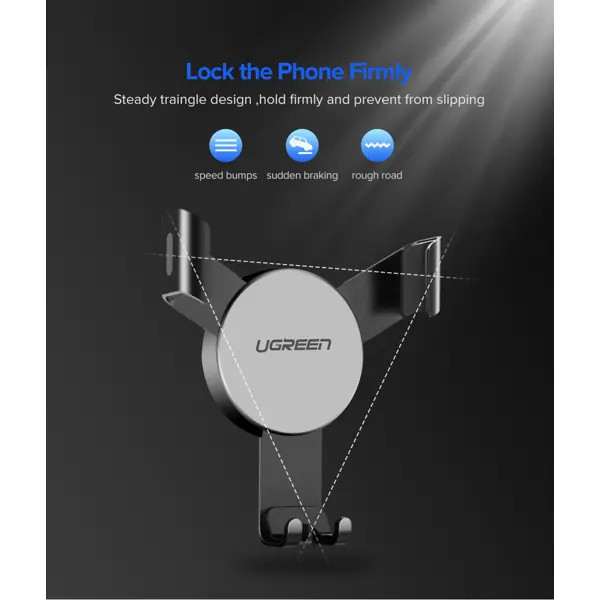 Stalak za mobitel Ugreen Gravity 40907, sivi - Slika 4