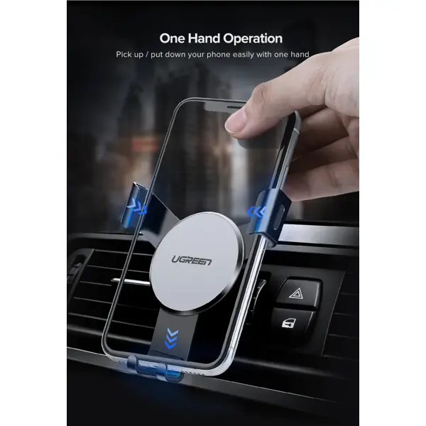 Stalak za mobitel Ugreen Gravity 40907, sivi - Slika 3