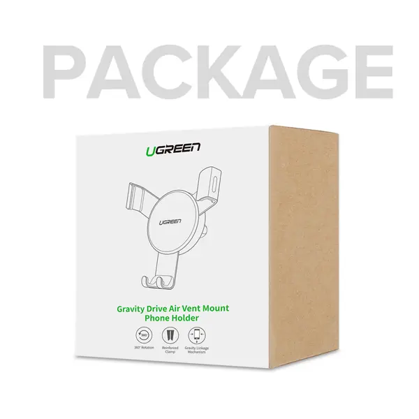 Stalak za mobitel Ugreen Gravity 40907, sivi - Slika 10