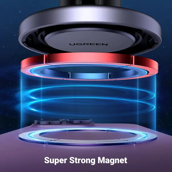 Stalak za mobitel Ugreen MagSafe Air Vent, crni - Slika 7