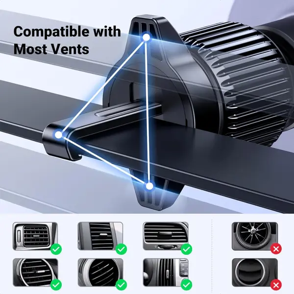 Stalak za mobitel Ugreen MagSafe Air Vent, crni - Slika 5