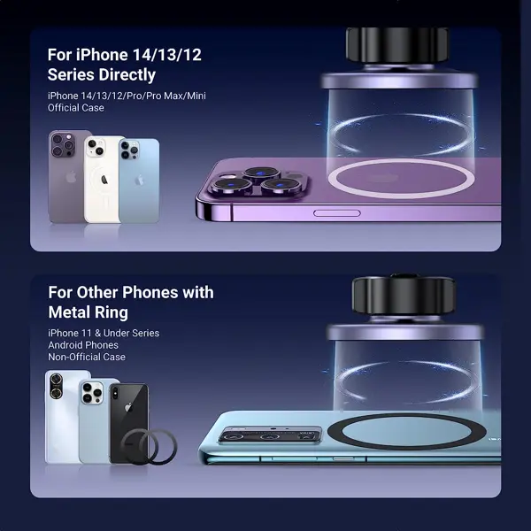 Stalak za mobitel Ugreen MagSafe Air Vent, crni - Slika 8