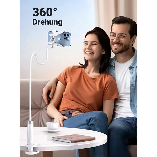 Stalak za mobitel Ugreen phone holder, stolni, 90cm, bijeli - Slika 7