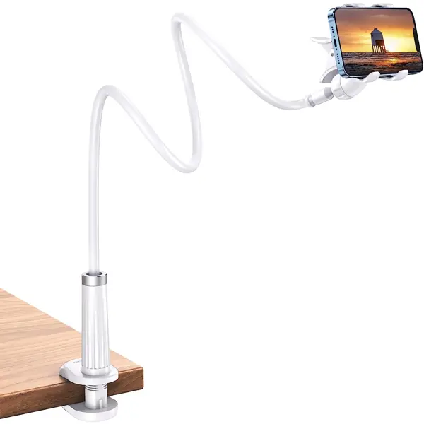 Stalak za mobitel Ugreen phone holder, stolni, 90cm, bijeli - Slika 1