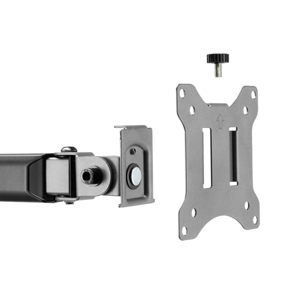 Stalak za monitor White Shark GMS-3206 Tutankhamun, za 2 monitora - Slika 4