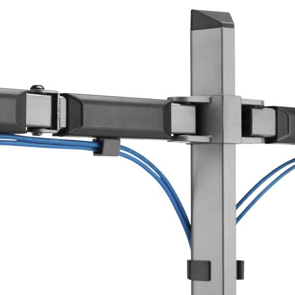 Stalak za monitor White Shark GMS-3206 Tutankhamun, za 2 monitora - Slika 5