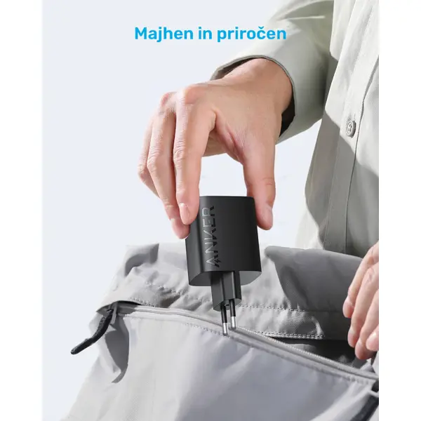 Strujni punjač Anker 336, 67W, 2xUSB-C, USB-A, crni - Slika 3