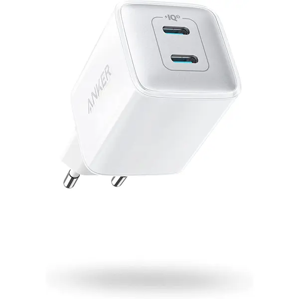 Strujni punjač Anker PowerPort III Nano, 40W, 2×USB-C, bijeli - Slika 1