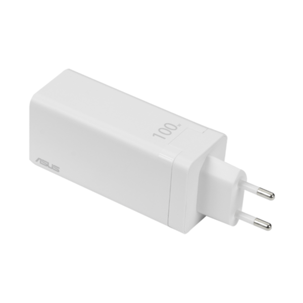 Strujni punjač Asus, 100W Fast Charging, 2xUSB-C, USB-A, bijeli - Slika 1